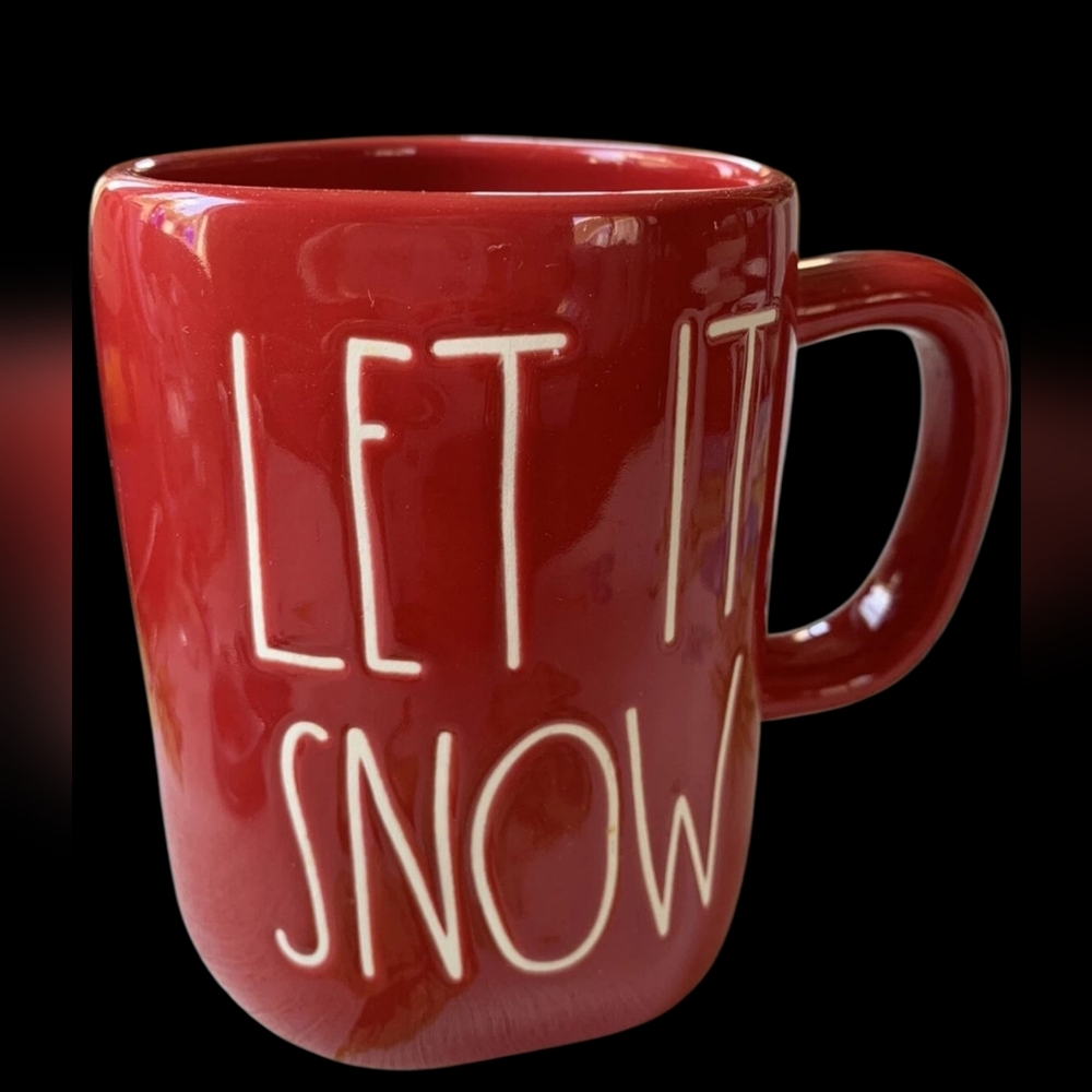 Rae Dunn "Let It Snow" Red Mug